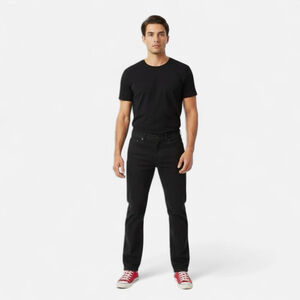 Levi's 505 Black Straight Jeans Waist 33